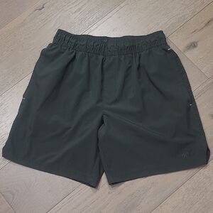 EUC Mitre Shorts Men's sz M Olive Green Lined Gym Shorts Activewear